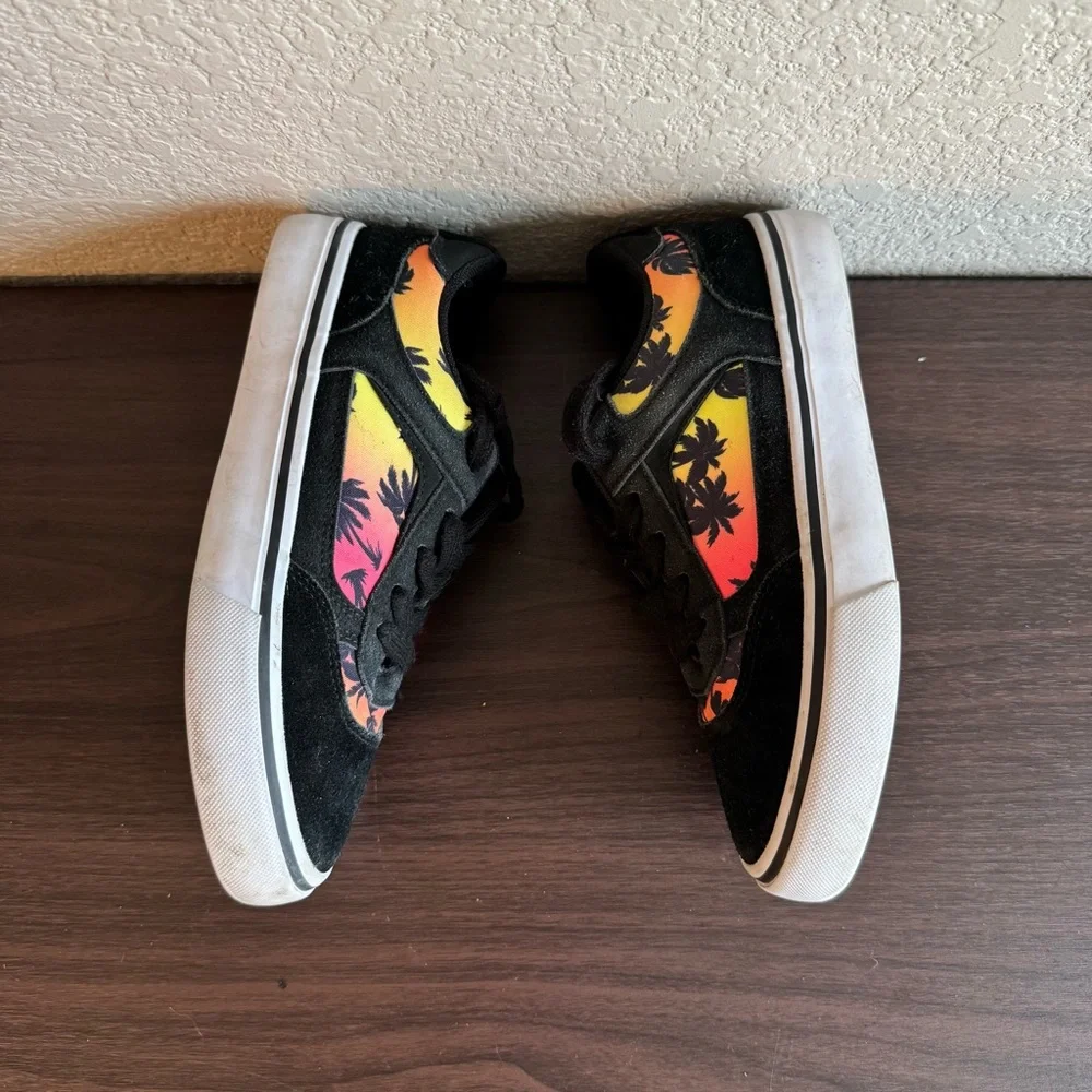 Airwalk Palm Tree Sneakers Black Skate Shoes Streetwear Casual‎ Shoes